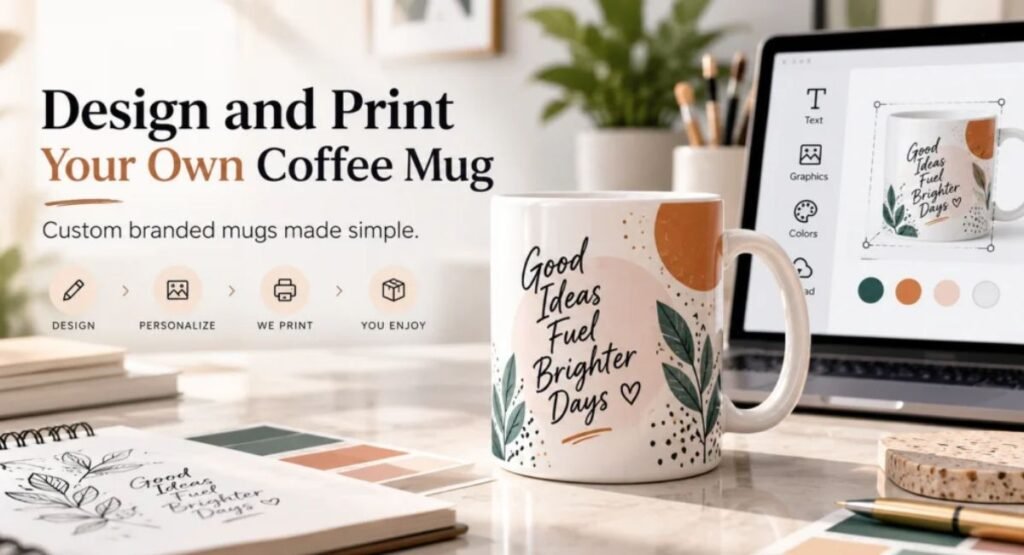 design and print your own coffee mug